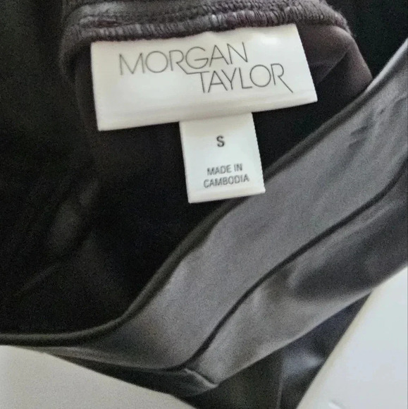 Morgan Taylor Vegan Leather Stretchy Skinny Tight High Waist Leggings - Picture 7 of 7